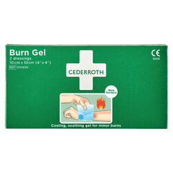 Cederroth Burn Gel Kompresse Packung mit 2 Stück
