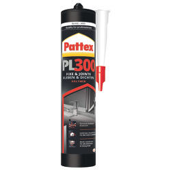 Pattex Montagekleber PL300 holzton-beige 410 g Kartusche PPL3B
