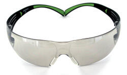 3M Schutzbrille 400 SecureFit SF410AS PC, I/O, AS, Rahmen schwarz/grün