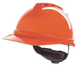 MSA V-Gard 500 Helm, belüftet, ABS orange, Fas-Trac mit Stan-