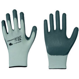 Nylon-Feinstrick-Handschuh mit Nitril-Schaum-Beschichtung