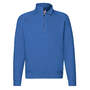 Sweatshirt Premium Zip Neck Sweat, royalblau