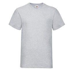 T-Shirt Valueweight V-Neck, graumeliert