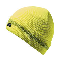 Acryl-Mütze 3M™ Thinsulate™ in Warnfarbe Einheitsgröße, gelb,
