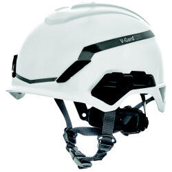 MSA V-Gard H1 Helm, unbelüft., weiß Schutzhelm für Höhenarbeiten, EN397