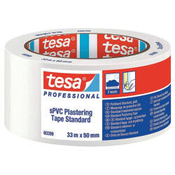 tesa® 60399 Putzband weiß 50 mm breit Rolle 33 m