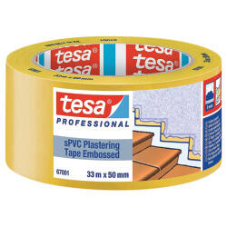 tesa® 67001 Putzband gelb 50 mm breit Rolle 33 m