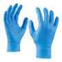 Nitril-Einweghandschuh blau, puderfrei