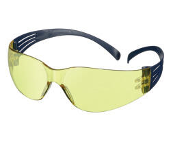 3M Schutzbrille SecureFit™ 100 Sport SF103AF-BLU, gelbe Scheibe, blaue Bügel