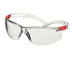 3M Schutzbrille SecureFit™ 500 Sport SF501SGAF-RED, klare Scheibe