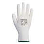 Handschuh Nylon, weiß/weiß