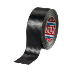 tesaband® 4615 schwarz Duct Tape 50 mm breit Rolle 50 m