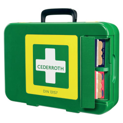 Cederroth Erste Hilfe Koffer 390104 DIN 13157 mit integriertem Pflasterspender