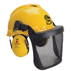 Waldarbeiter Helm-Gehörschutz-Set