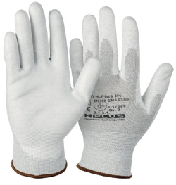 H-Plus ESD-Handschuh IH 1592 Innenhand mit PU-Beschichtung