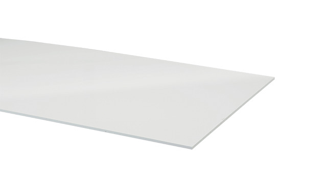 1 Hart PVC Kunststoffplatte weiß 498x495x2mm 