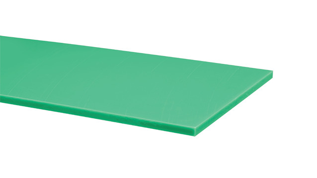 PE-UHMW Platte 500 x 250 x 4 mm PE1000 Grün Polyethylen geschält 