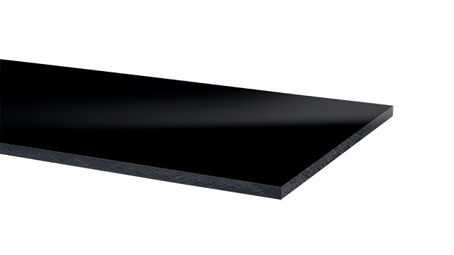 PE-HD Polyethylen Platte 2 mm schwarz Größe 1000 x 95 mm 13,58€/m² 