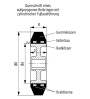 Reibring Rotafrix - zylindrische Fußausführung, Qualität RS