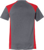 T-Shirt Skarup 7046 THV, grau/rot