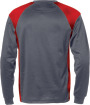 T-Shirt Skarup 7071 THV langarm, grau/rot
