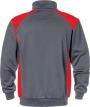 Sweatshirt Skarup, grau/rot