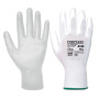 Handschuh Nylon, weiß/weiß